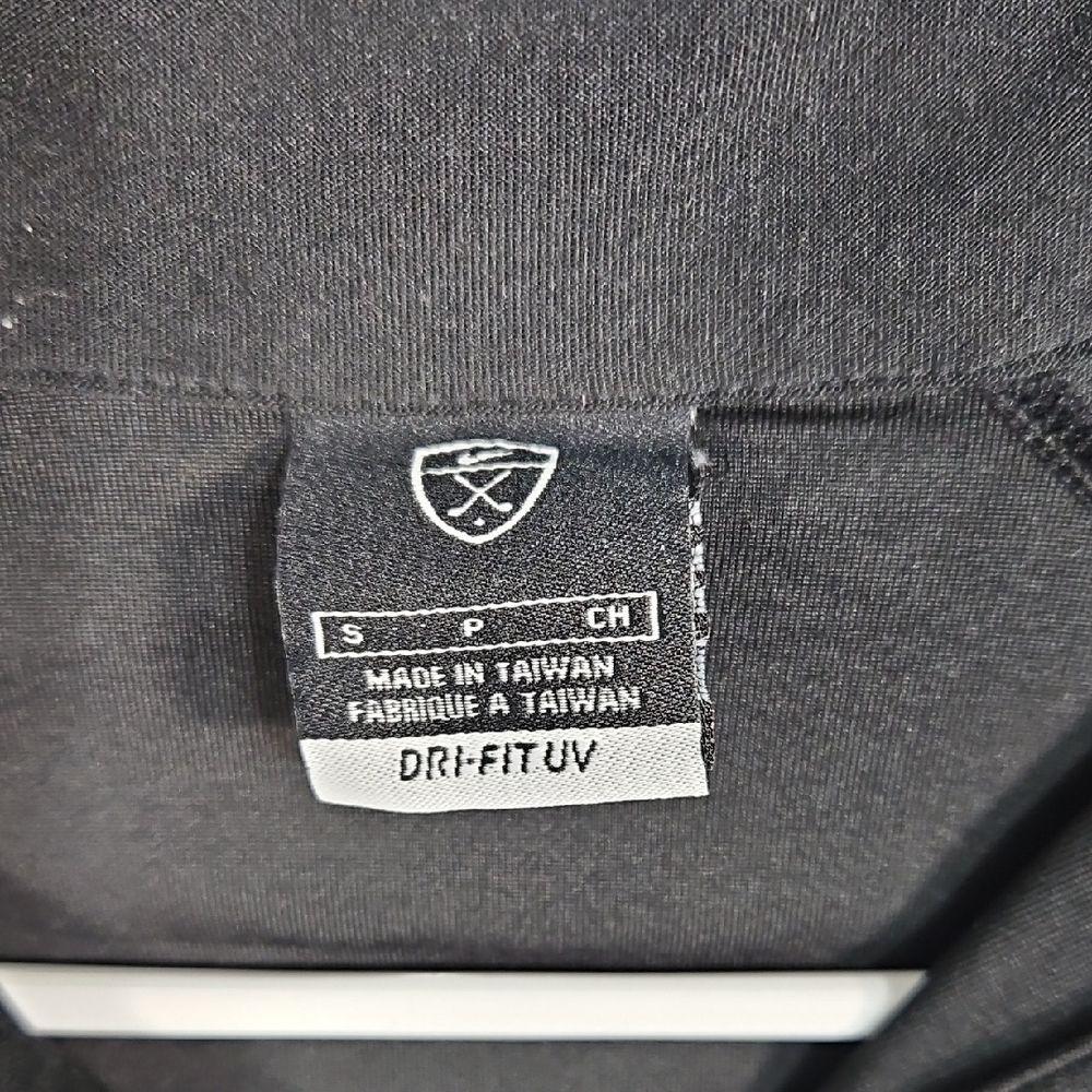 Nike Men's Small (P)Black and Light Gray Polo Shirt Dri-Fit - Picture 2 of 7